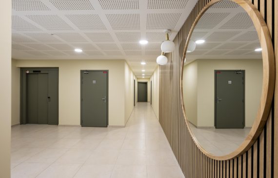 entrée terrasse logement neuf St Bernard